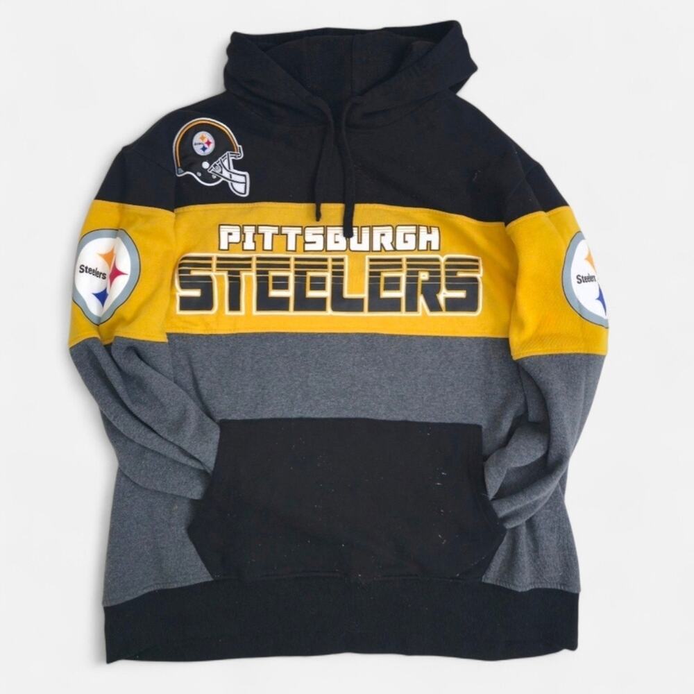 Pittsburgh Steelers Hands High Black and Yellow Hoodie 4XL